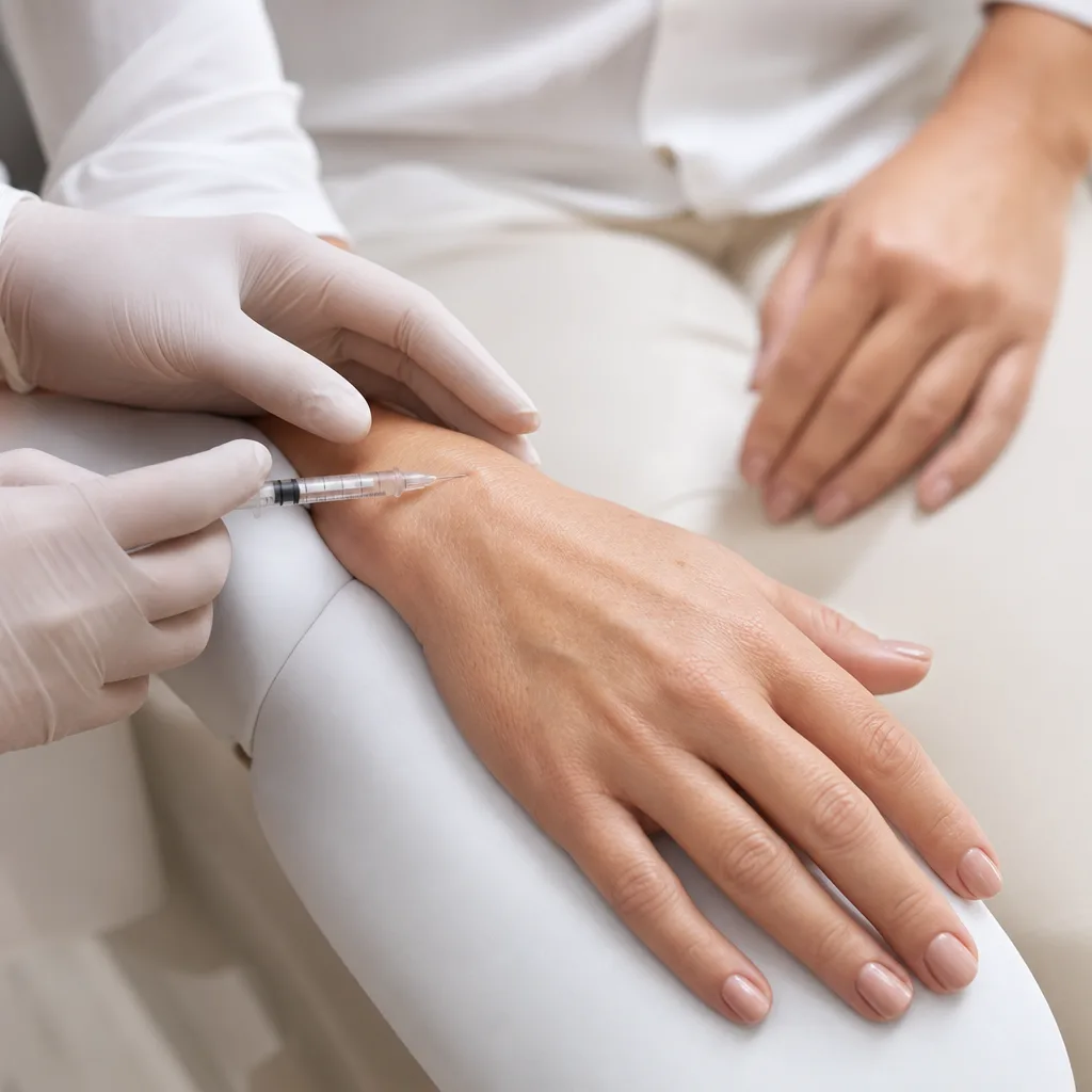 Rejuvenescimento das Mãos — Melhora da textura e da qualidade da pele.